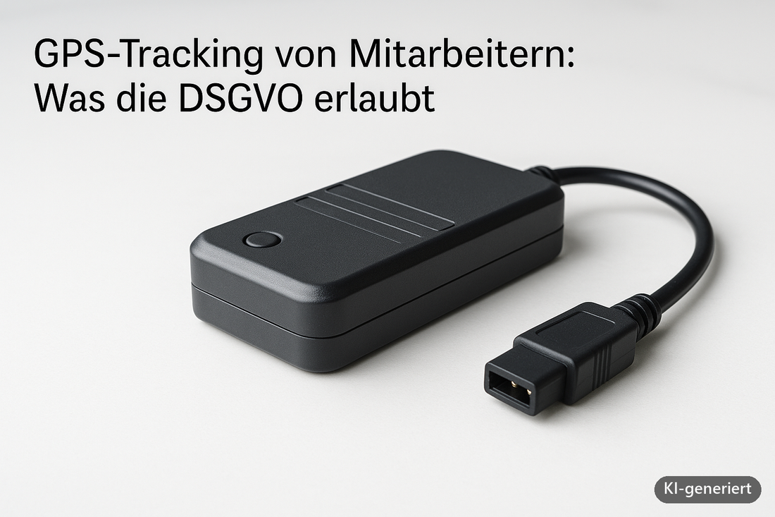 DSGVO & GPS-Tracking Mitarbeiter: Was Fuhrparkleiter wissen müssen (KI-generiertes Symbolbild)