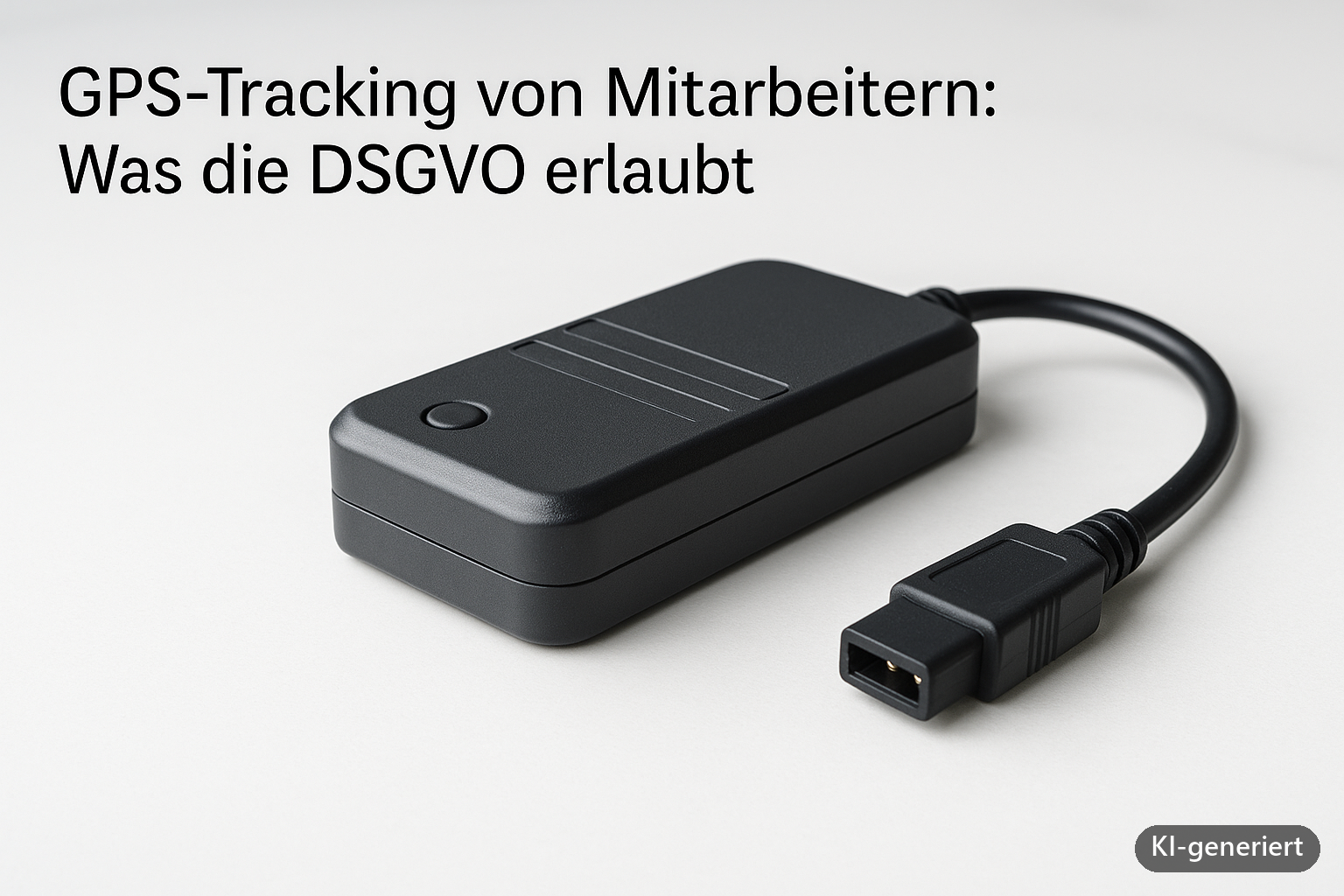 DSGVO & GPS-Tracking Mitarbeiter: Was Fuhrparkleiter wissen müssen (KI-generiertes Symbolbild)