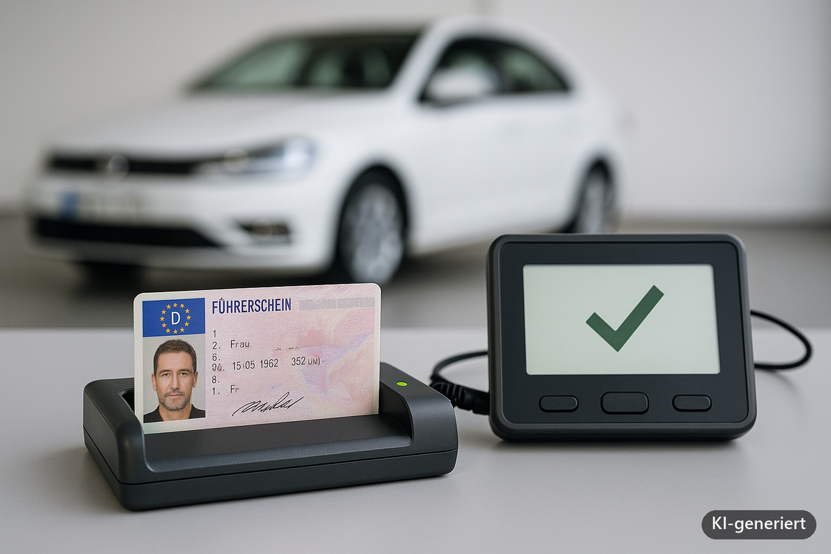 Führerscheinkontrolle Fuhrpark: Pflichten, Fristen, digitale Lösungen (KI-generiertes Symbolbild)